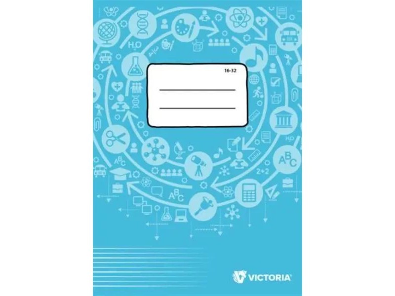 Victoria A5 vonalas füzet – 32 lap (2. osztály)