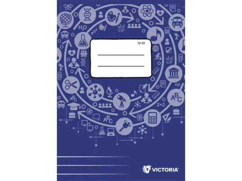 Victoria A5 vonalas füzet - 32 lap, 3. osztály