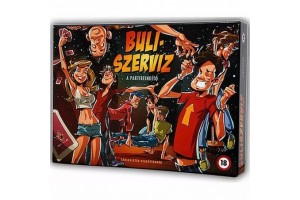 Buliszerviz társasjáték - party játék 4-8 fő
