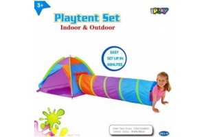 Iplay játszósátor alagúttal - 112×112×94 cm