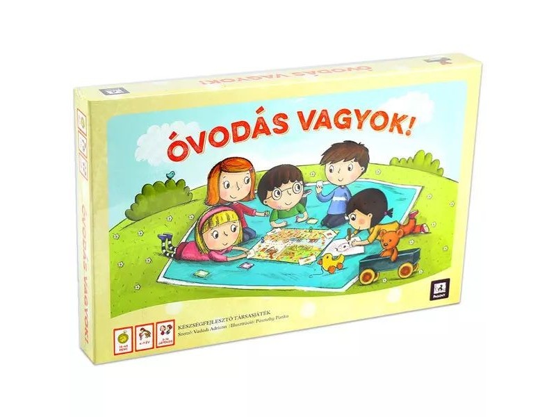 Vadadi Adrienn: Óvodás vagyok társasjáték — borító