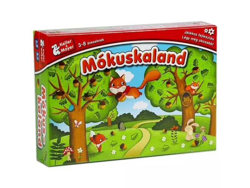 Mókuskaland társasjáték – családi logikai játék gyerekeknek