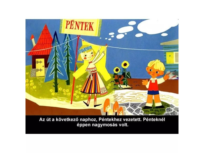 Diafilm: A hét napjainak meséje — borító