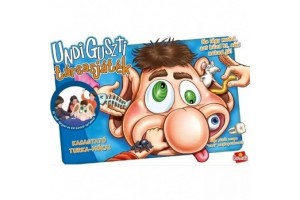 Undi Guszti társasjáték doboz és kártyák