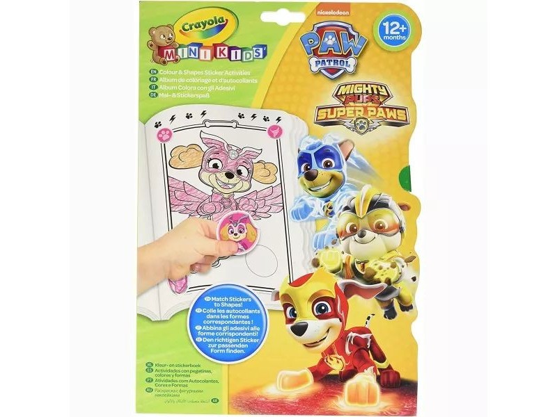 Crayola Mancs őrjárat színező és matricafüzet