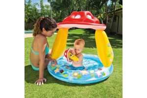 INTEX gomba kupolás bébimedence 102x89 cm