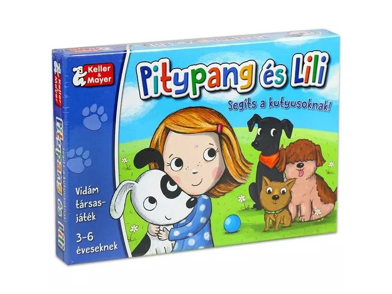Pitypang és Lili segítenek menhelyi kutyusoknak — kártyajáték