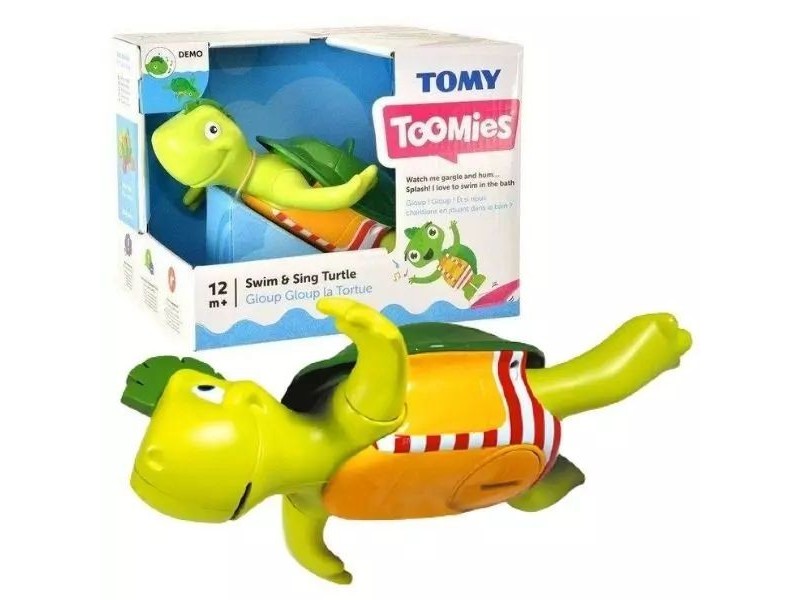 Tomy Toomies éneklő úszó teknős - fürdőjáték