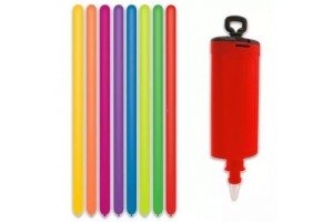 Modellező lufi 10 db pumpával