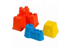 Homokvár formák - 3 darab homokvár építő forma