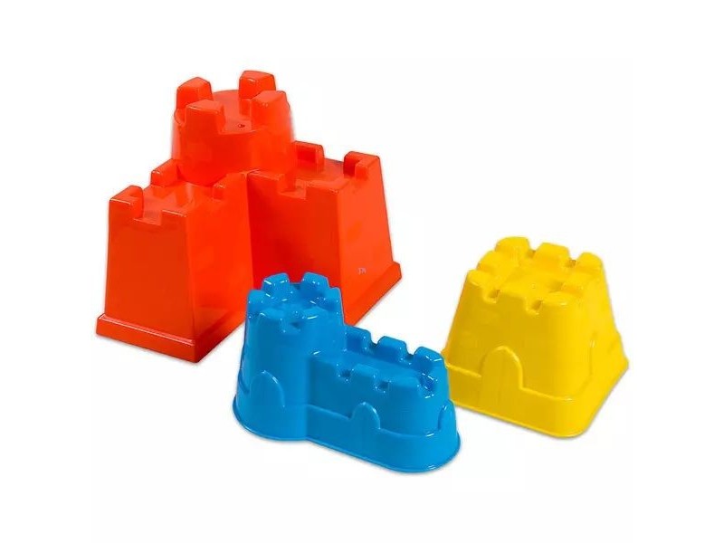 Homokvár formák - 3 darab homokvár építő forma