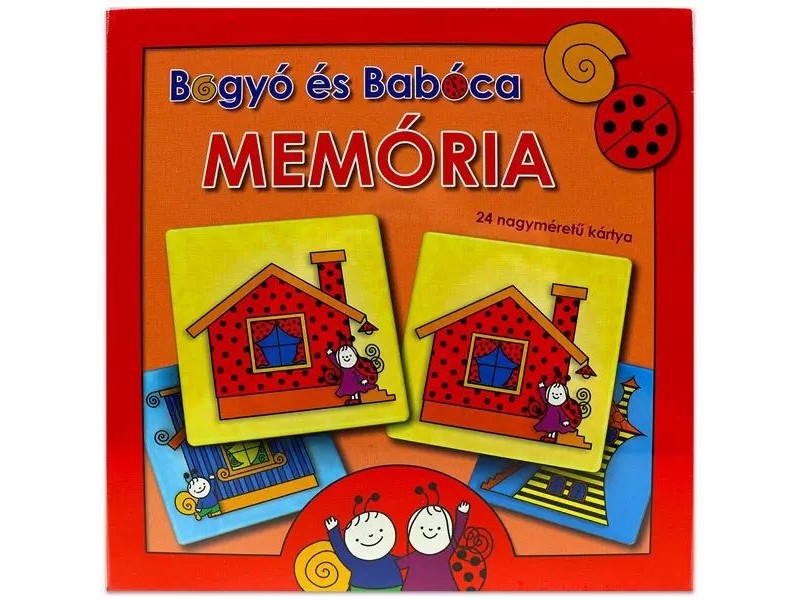 Bogyó és Babóca memóriajáték – párosító kártyák
