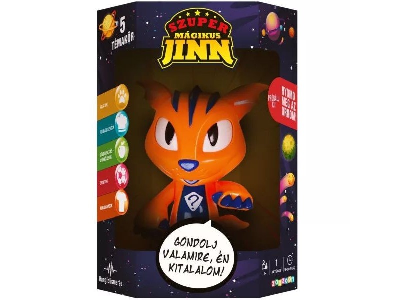 Szuper Mágikus Jinn - interaktív barkochba játék