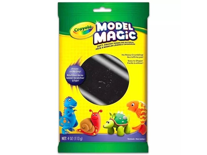 Crayola Gyurmavarázs fekete - szivacsos gyurma 113 g