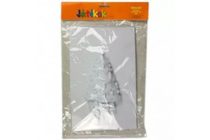 Fenyőfa gipszkiöntő - karácsonyi dísz készítése