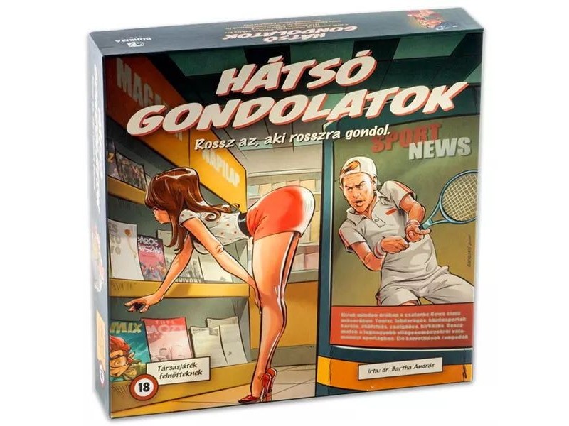Hátsó gondolatok társasjáték – pikáns találós kérdések