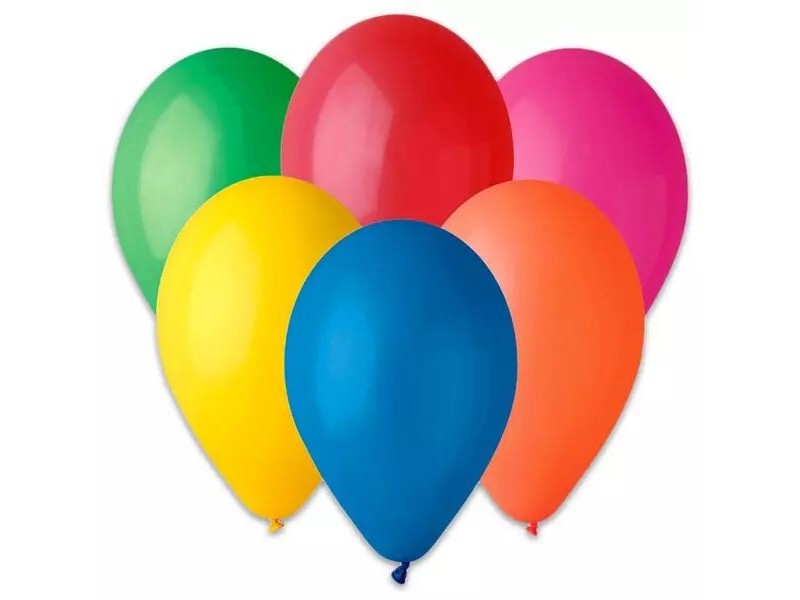 Színes vegyes lufik - 100 darabos készlet