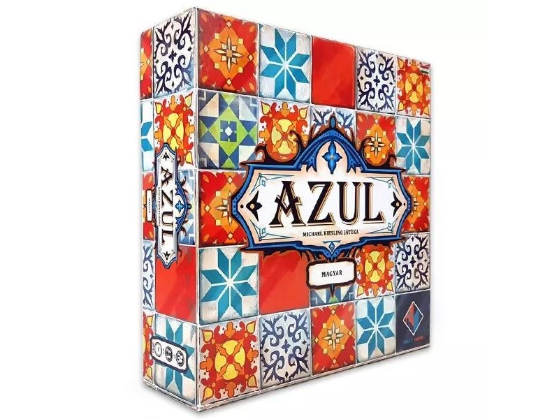 Azul társasjáték - mozaikcsempék és játéktábla