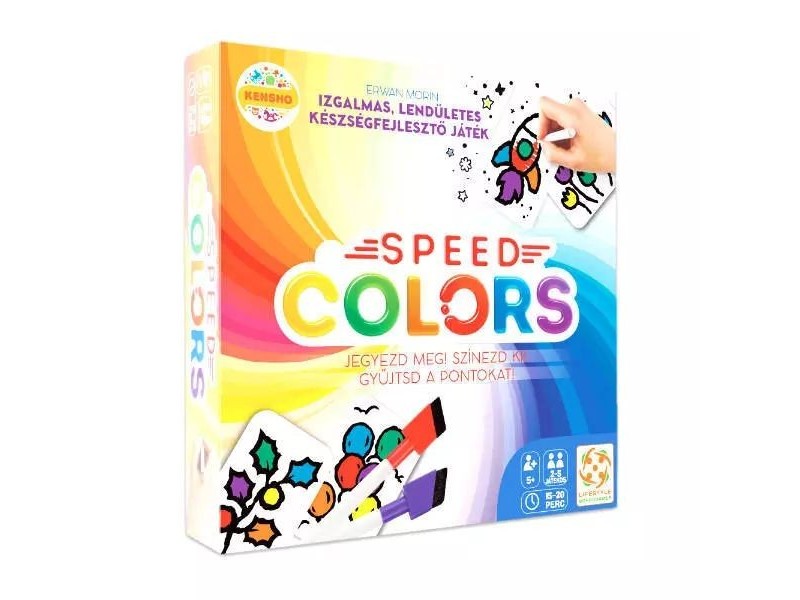Speed Colors társasjáték - színezős memóriajáték
