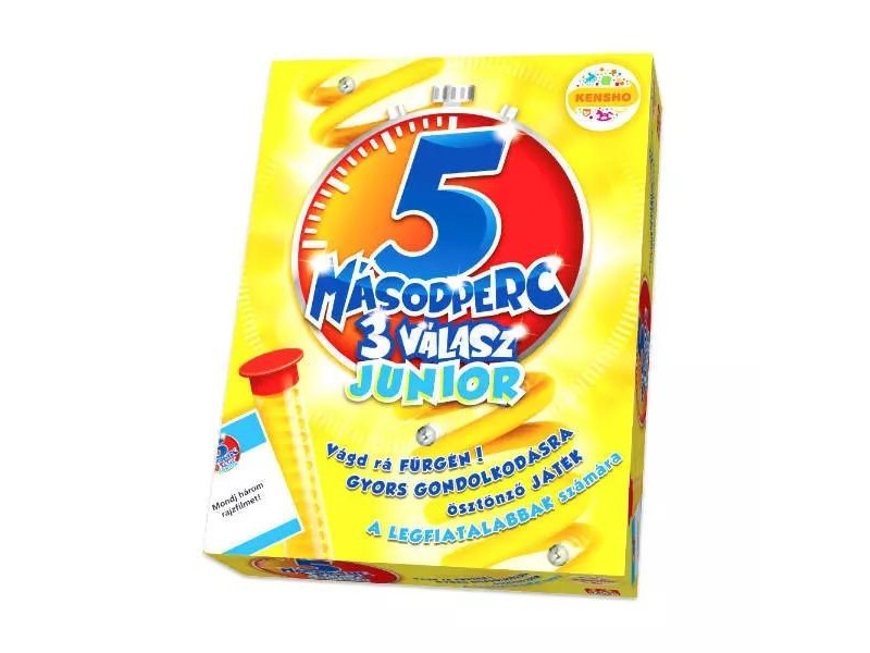 Megableu 5 másodperc 3 válasz junior társasjáték doboz