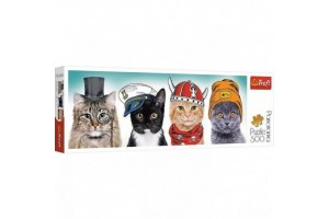 Trefl 500 db panoráma puzzle – bolyhos cicacsapat