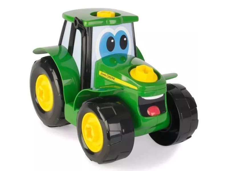 Tomy Johnny építhető zöld traktor