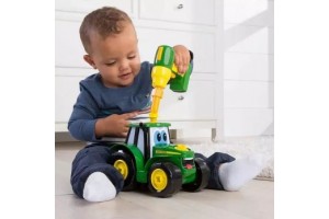 Tomy Johnny építhető zöld traktor