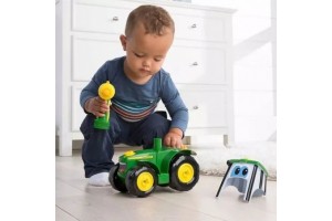 Tomy Johnny építhető zöld traktor