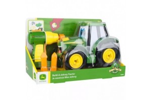 Tomy Johnny építhető zöld traktor