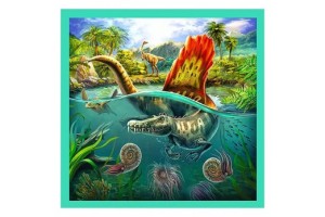 Trefl Dinoszauruszok 3 az 1-ben puzzle