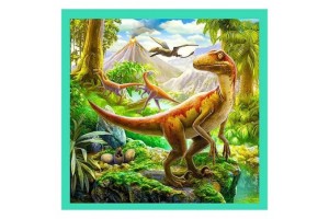 Trefl Dinoszauruszok 3 az 1-ben puzzle