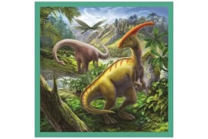 Trefl Dinoszauruszok 3 az 1-ben puzzle