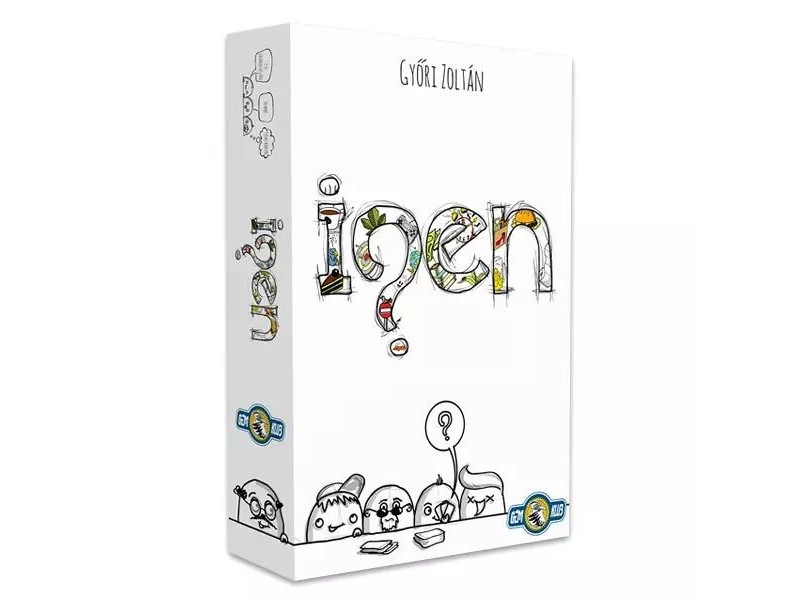 IGEN? társasjáték – doboz és kártyák