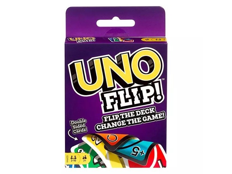 Uno Flip kártyajáték - kétoldalas és megfordítható lapok