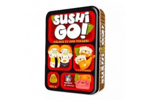 Sushi Go kártyajáték – doboz és kártyák