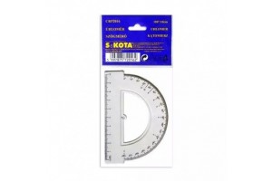 Sakota 10 cm szögmérő — iskolai geometriai eszköz