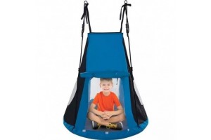 Spartan 110 cm kék fészekhinta sátorral