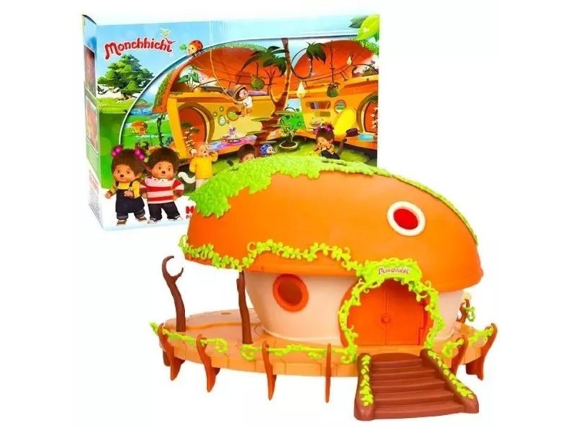 Monchhichi Deluxe kétszintes luxus ház játékszett