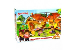 Monchhichi Deluxe kétszintes luxus ház játékszett