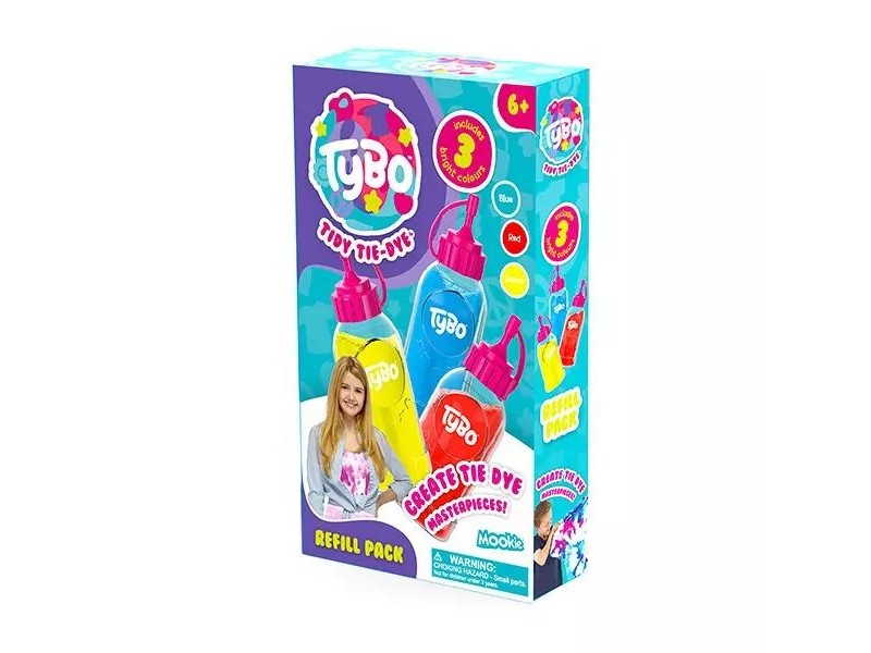 Tybo utántöltő készlet – festékek és gumiszalagok