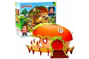 Monchhichi Kauri kétszintes ház és figura