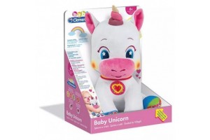 Interaktív tanuló plüss unikornis