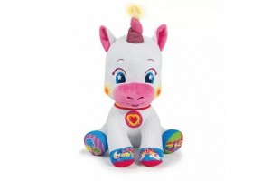 Interaktív tanuló plüss unikornis