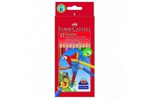 Faber-Castell 12 db háromszög színes ceruzák