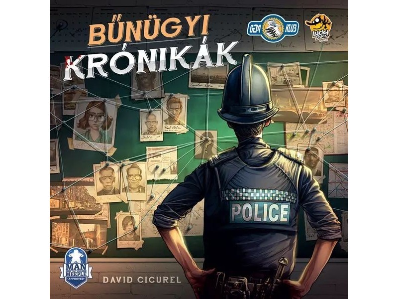Bűnügyi krónikák társasjáték - magyar kiadás