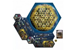 Hexpanse társasjáték – doboz és játékelemek