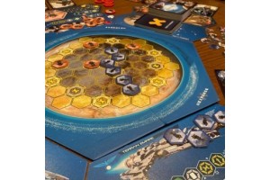 Hexpanse társasjáték – doboz és játékelemek