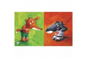 A Három nyúl diafilm — illusztráció Szalma Edittől