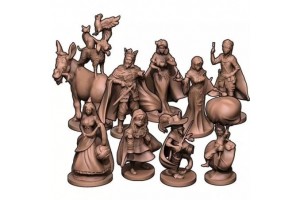 A kockahegyen is túl társasjáték - 3D figurákkal