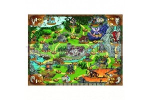 A kockahegyen is túl társasjáték - 3D figurákkal